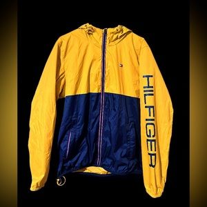 Tommy Hilfiger WindBreaker Navy Blue/Yellow